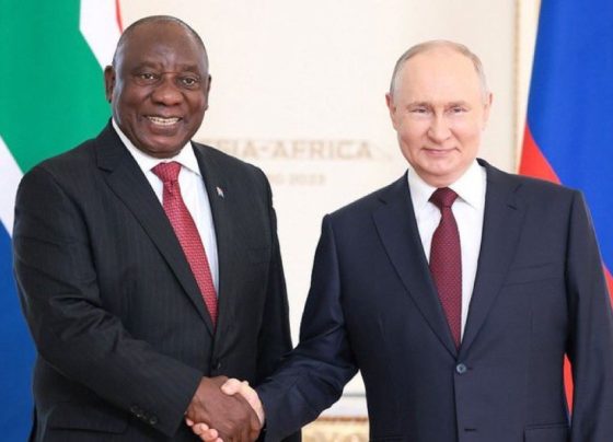 Ramaphosa and Putin
