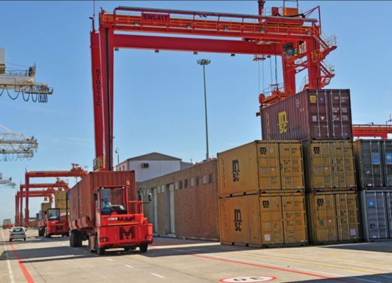 Transnet improves on its logistics.