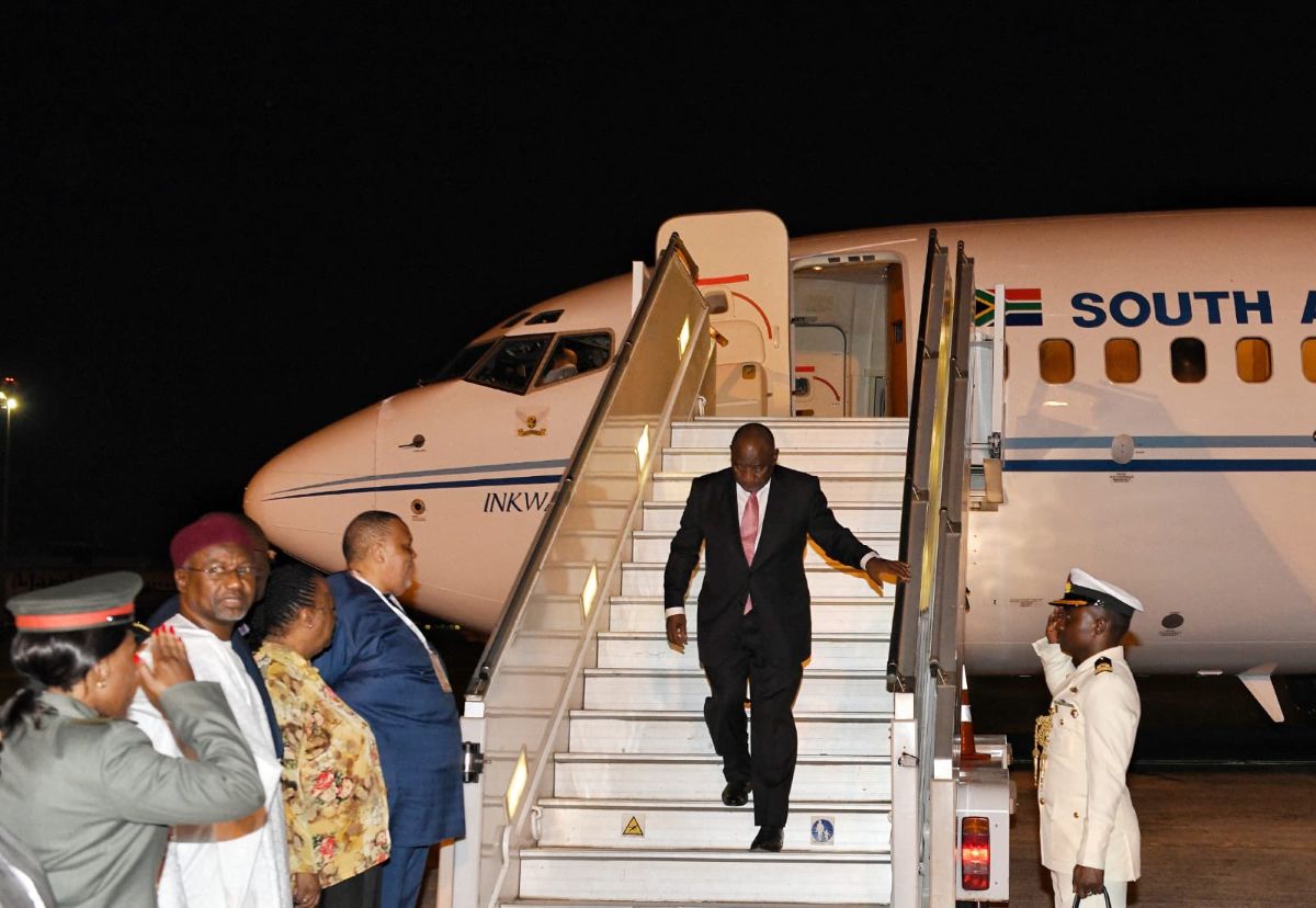 Ramaphosa arrives in Brazil on state visit
