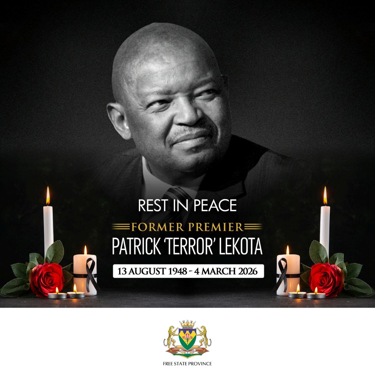 Free State mourns the death of Mosiuoa Lekota