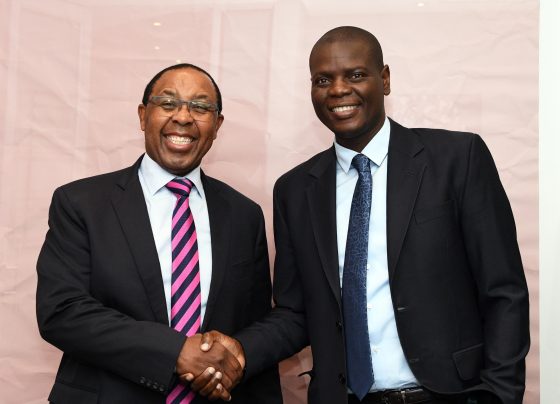 Kenny Fihla and Ronald Lamola