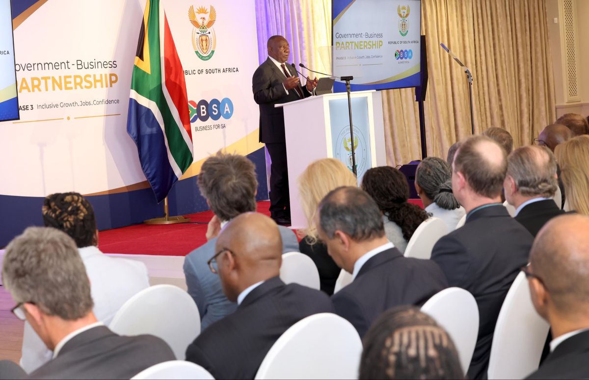 SA Government and Business Launch Phase 3 Partnership to Target 3% Growth and One Million Jobs by 2030