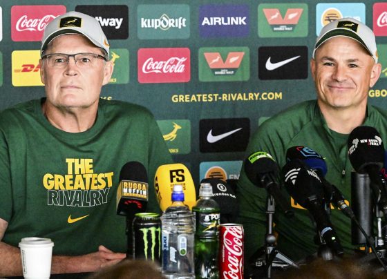Rassie Erasmus and Jaco Peyper.