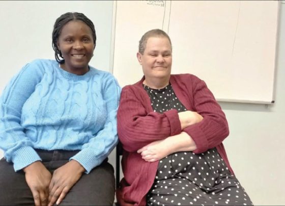 Mihloti Shilubane and Erika Gilfilin