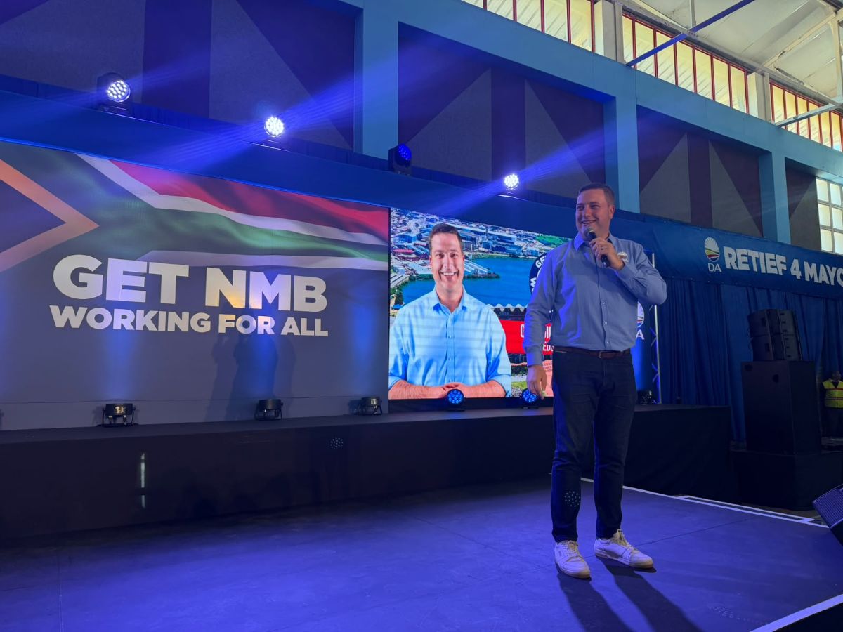 DA Within ‘Striking Distance’ of Nelson Mandela Bay Metro, Says Hill-Lewis in Final Rally Push