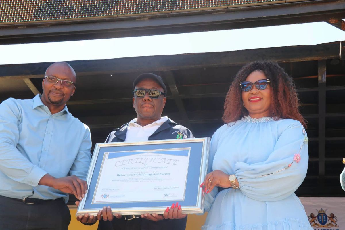 Gauteng Department of Social Development Takes Over Bekkersdal Integrated Facility to Boost Community Support